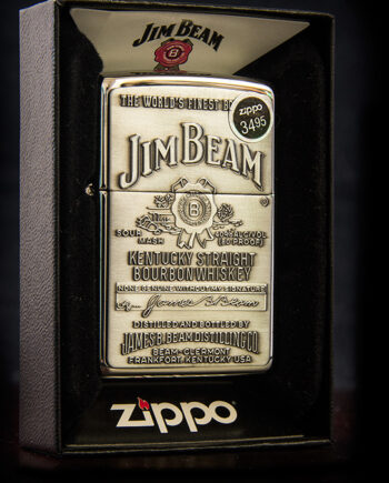 Jim Beam Pewter Zippo Lighter-0