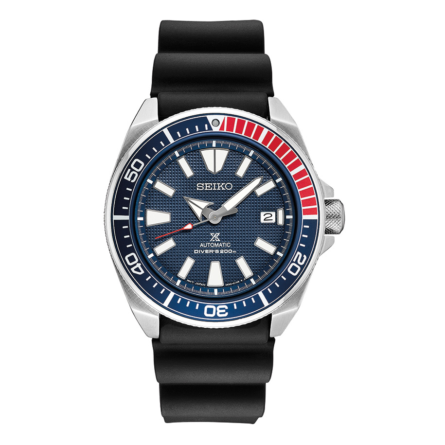Men's Seiko Automatic Red & Blue Watch – Browne's Jewelers