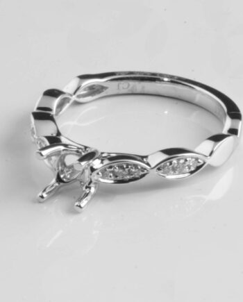 14KWG .22TDW Semi-Mount Engagement Ring