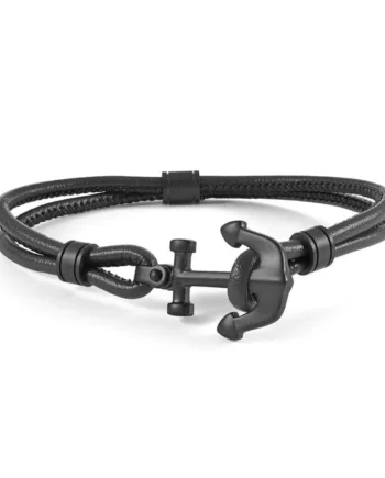 Black Anchor Bracelet