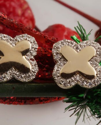 14K YG Diamond Fashion Earrings