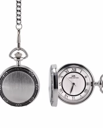 Silvertone Pocket Watch w/ Photo Option