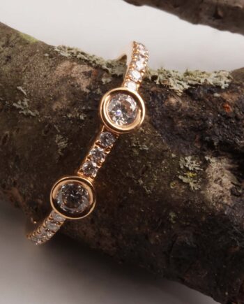 18KRG .30tdw Dia Ring 1.3dwt #12306