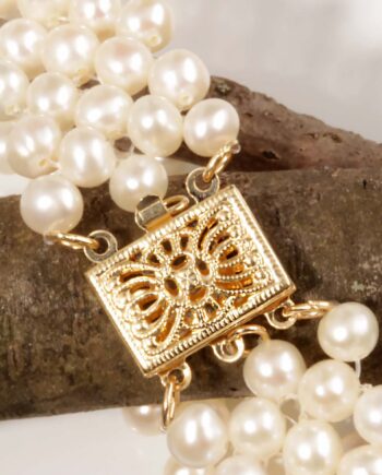 14KYG (FWP) Fresh Water Pearl Bracelet 7.6dwt #12426