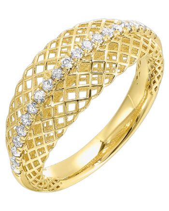 10KYG .25TDW Diamond Fashion Ring