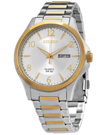 Mens Two Tone Citizen Day/Date Watch