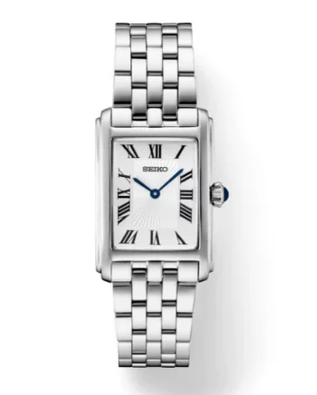 Seiko Essentials Roman Numerals Stainless Steel Ladies Watch