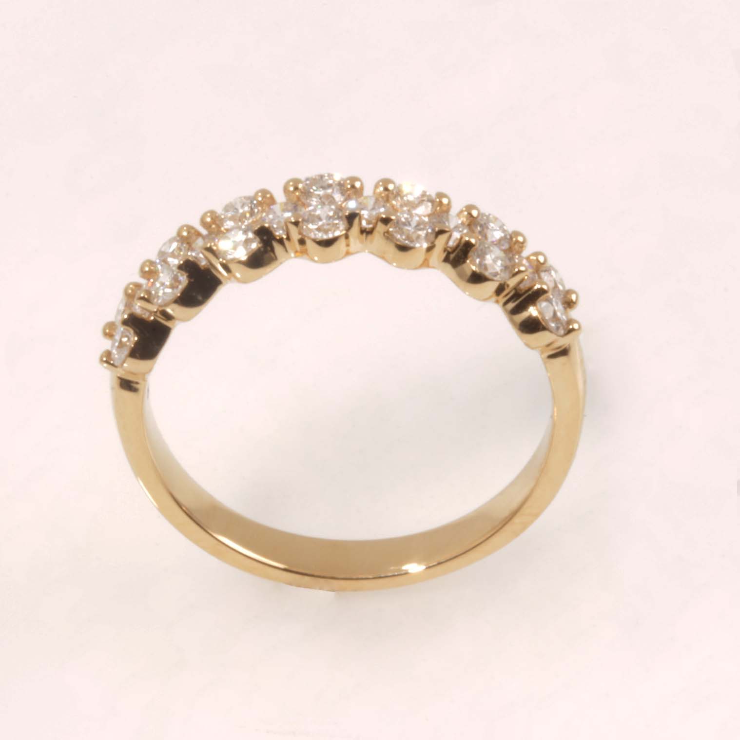 18KY .68tdw Diamond Ann Ring #120-00023