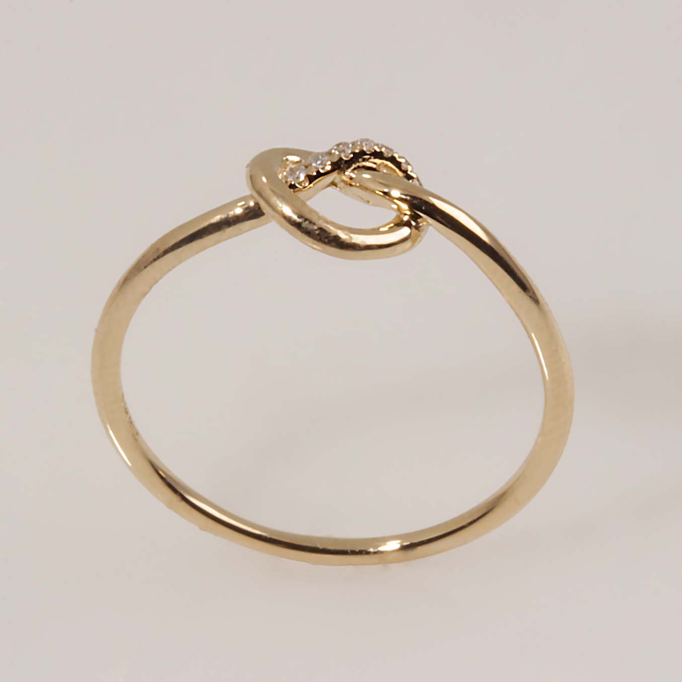 10KY .02tdw Diamond Heart Ring #130-00070