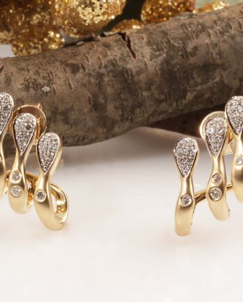 14KY .25tdw Diamond Fashion Earrings #150-00108