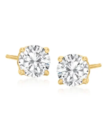 14KY.50tdw Diamond Stud Earrings