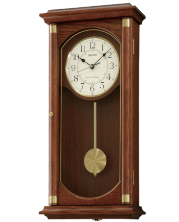 Seiko Wall Clock w/ Pendulum & Dual Chimes