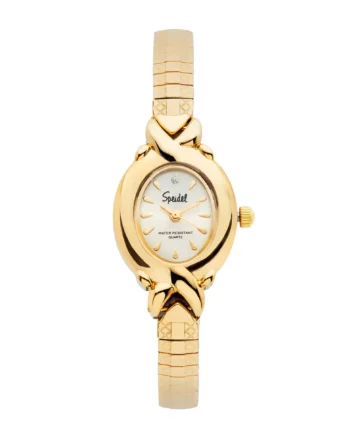 Ladies Rose Gold Speidel w/ Stone & Stretch Band