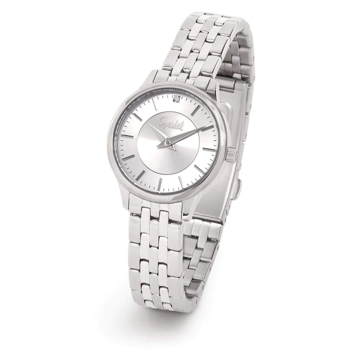 Ladies Stainless Steel Speidel Watch with Sunray Dial #510-00102