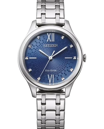 Ladies Citizen Eco Drive Blue Dial