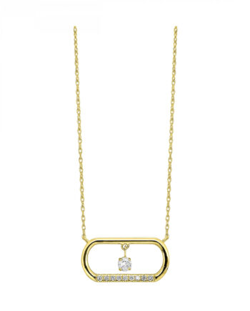 10KYG 1/8ct tdw Diamond Fashion Pendant