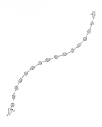 10KWG 1.00ct tdw Diamond Fashion Bracelet