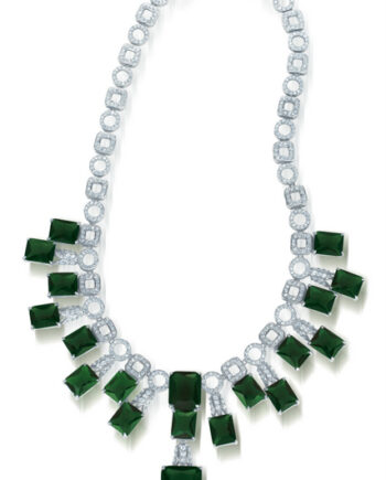 Green CZ Necklace
