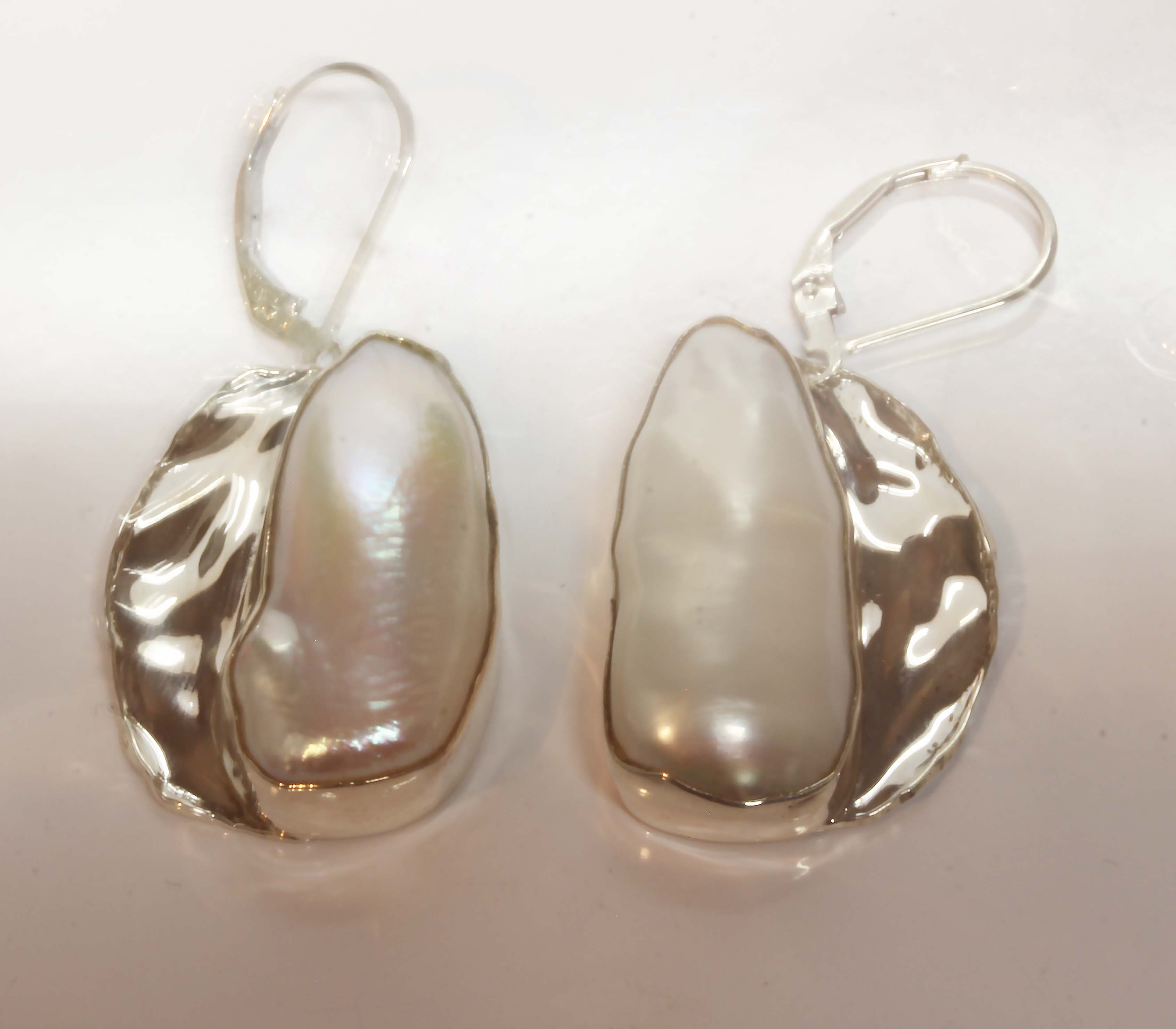 SS MOP Dangles Earrings