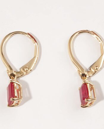 14KY Ruby Earring