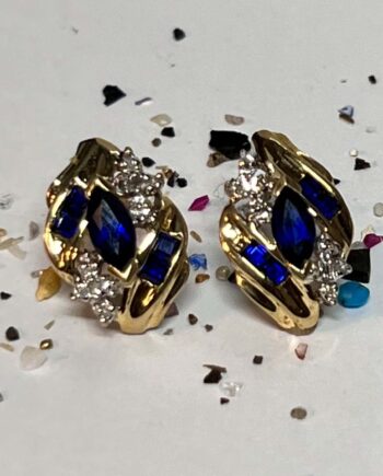 14KY Sapphira Earring