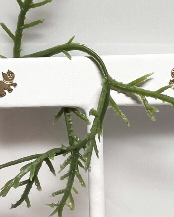 14KY Cat Earring