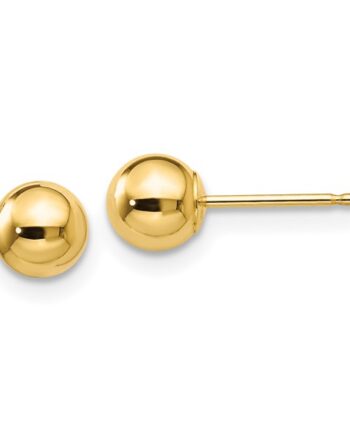14KY Ball Post Earring