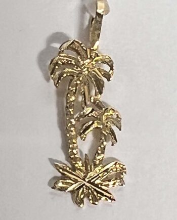 14K Palm Trees charm