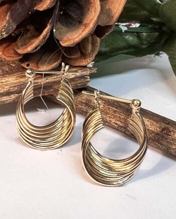 14K YG Earring Hoop