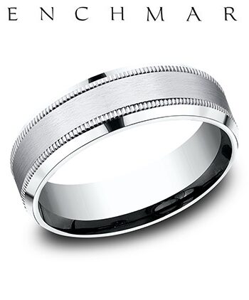 14K WG Men's WB Ring