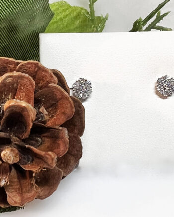 14KW Dia Cluster Earring