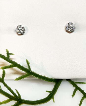 14KW Dia Cluster Earring