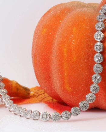 10K Bezel Bracelet w/ Dia