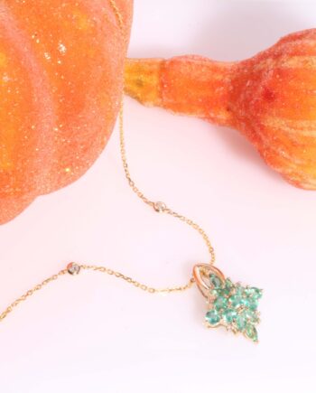 14KYG Pendent w/ Emerald