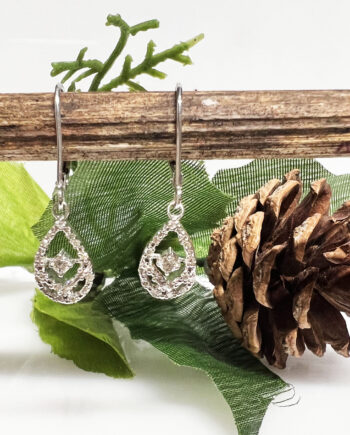 SS 1/4ct Dia Earring