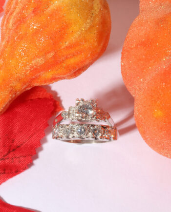 PT Bridal  Set  WB 1.00 DT TDW CTR .75 TDW