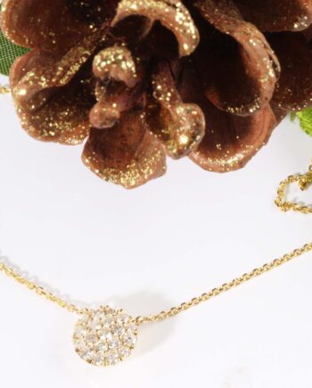 14KY Necklace w/ Dia