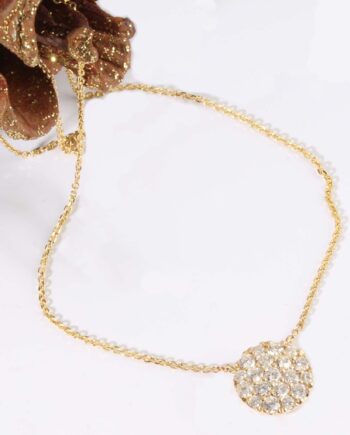 14K Necklace w/ Dia