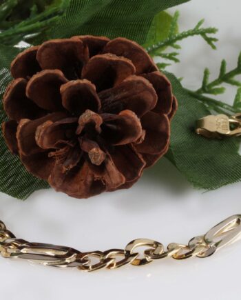 14KY Figaro Bracelet