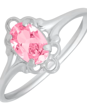 SS Pink-Oct Ring