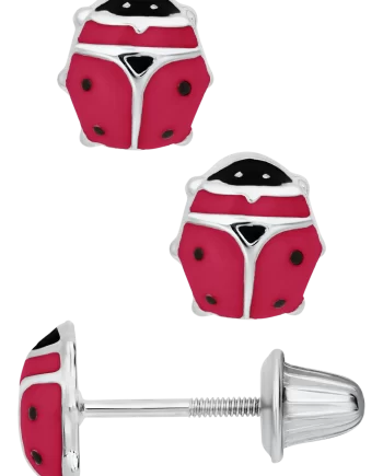 SS Ladybug Earring