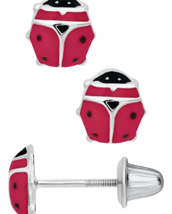 SS Ladybug Earring