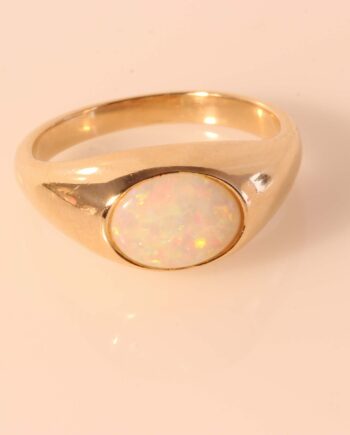 14K YG Opal Ring