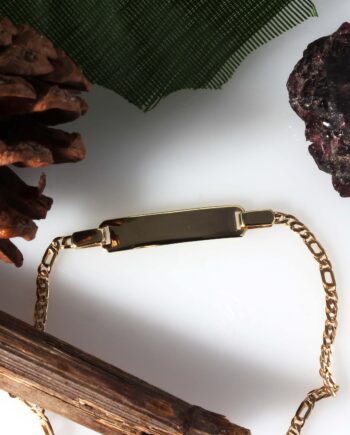 18K YG Baby ID Bracelet