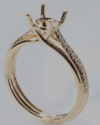 14KY Wedding Ring Mounting