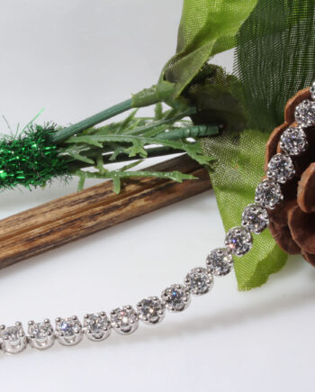 14K Lab Grown Tennis Bracelet