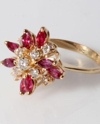 14K YG Womens Fashion Ring