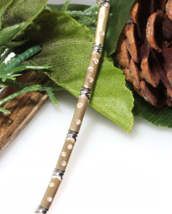 14K YG Two Tone Bracelet